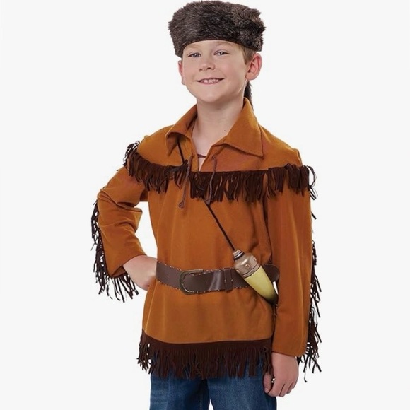 California Costumes Other - Boys Davy Crockett Costume Frontiersman Size Small